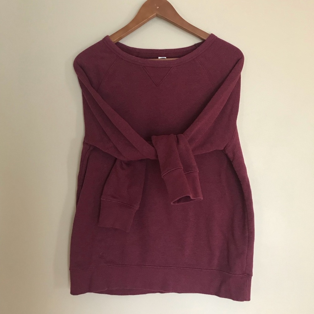 Crew neck sweatshirt